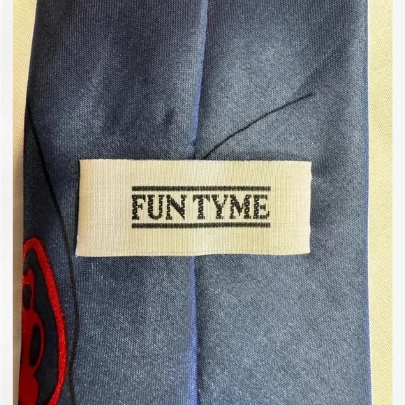 Fun Tyme #1  Dad Multicoloured Fun Fathers Day Tie - Picture 5 of 8